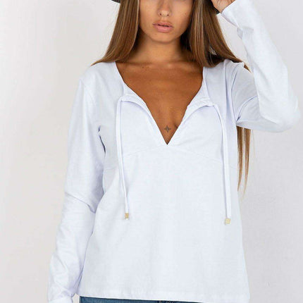 Timeless Parisian V Neck Top Elegant European Women Blouse - Très Elite