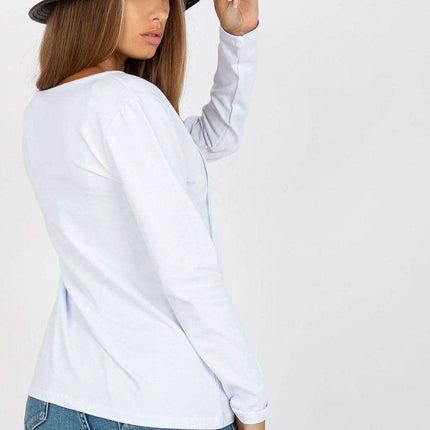 Timeless Parisian V Neck Top Elegant European Women Blouse - Très Elite