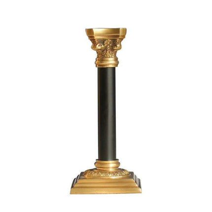 Timeless Vintage Brass Candle Holders - European Elegance for Intimate Dinners and Home Styling - Très Elite