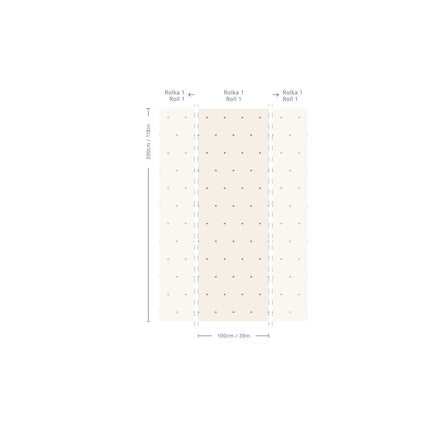 Wallcolors Tapeta Tiny Bloom - Elegant Floral Design, Easy Application