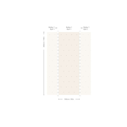 Wallcolors Tapeta Tiny Bloom - Elegant Floral Design, Easy Application