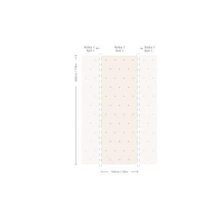 Wallcolors Tapeta Tiny Bloom - Elegant Floral Design, Easy Application