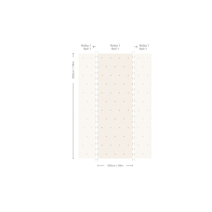 Wallcolors Tapeta Tiny Bloom - Elegant Floral Design, Easy Application
