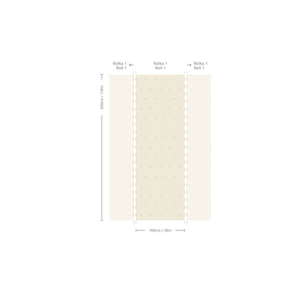Wallcolors Tapeta Tiny Clover Wallpaper - Durable, Eco-Friendly Design