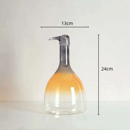 Toucan-Inspired Gradient Glass Vase: A Chic and Multifunctional Home Accent- Très Elite- Très Elite