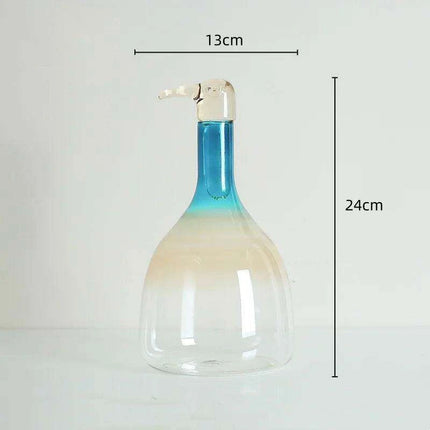 Toucan-Inspired Gradient Glass Vase: A Chic and Multifunctional Home Accent- Très Elite- Très Elite