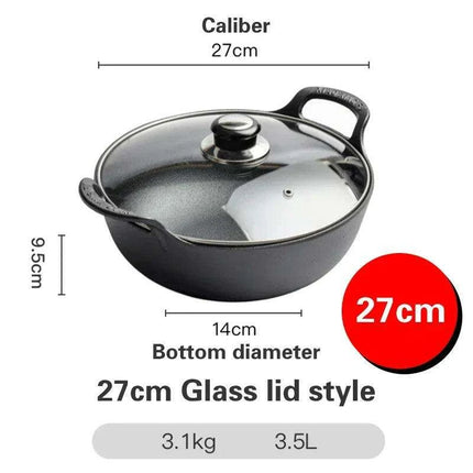 Traditional Asian Cast Iron Cooking Pot - Enhance Your Culinary Journey - Très Elite