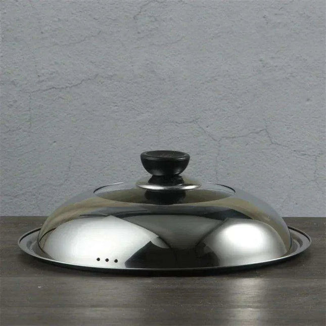 Traditional Chinese Handcrafted Iron Wok with Wooden Handle - Premium Non-Stick Cookware for Gas Hobs