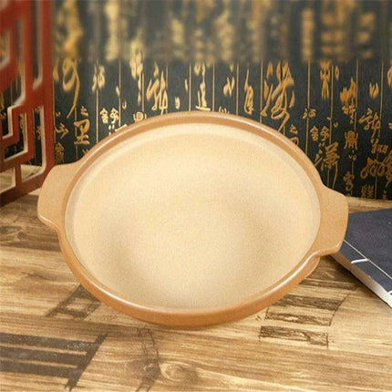 Traditional Unglazed Chinese Clay Casserole - Authentic Stew Pot for Gas Stove Cooking - Très Elite