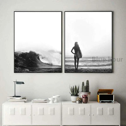 Tranquil Beachfront Paradise Canvas Art Print - Très Elite