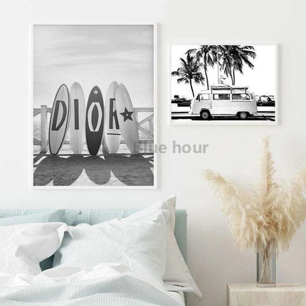 Tranquil Beachfront Paradise Canvas Art Print - Très Elite