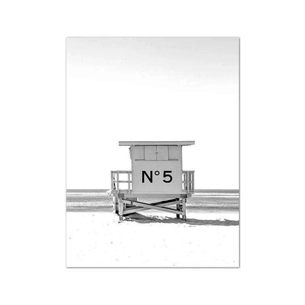 Tranquil Beachfront Paradise Canvas Art Print - Très Elite