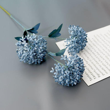 Tranquil Blue Mist Peony & Rose Silk Arrangement