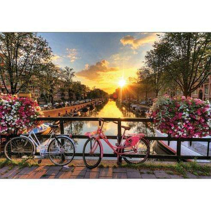 Tranquil Morning in Amsterdam 1000-Piece Jigsaw Puzzle – Serene Home Challenge - Très Elite