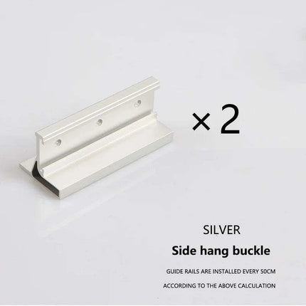 Tranquil Motion Black Elegance Sliding Door System Kit..