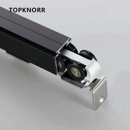 Tranquil Motion Black Elegance Sliding Door System Kit - Très Elite