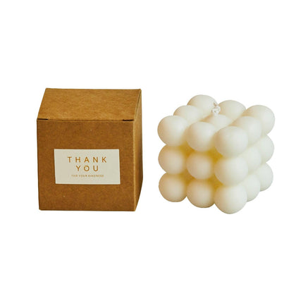 Tranquil Serenity Soy Wax Cube Candle - Aromatherapy Bliss - Très Elite