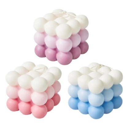 Tranquil Serenity Soy Wax Cube Candle - Aromatherapy Bliss - Très Elite