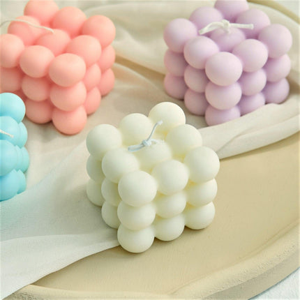 Tranquil Serenity Soy Wax Cube Candle - Aromatherapy Bliss - Très Elite