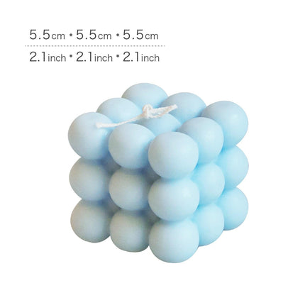 Tranquil Serenity Soy Wax Cube Candle - Aromatherapy Bliss - Très Elite