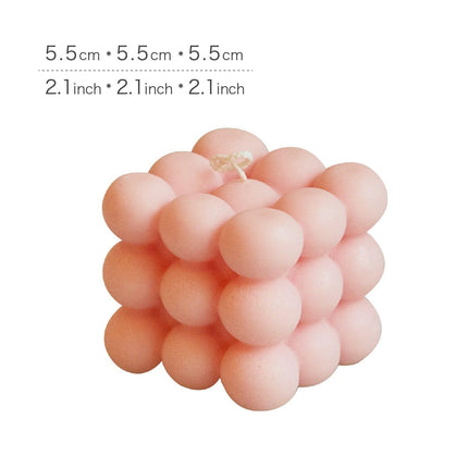 Tranquil Serenity Soy Wax Cube Candle - Aromatherapy Bliss - Très Elite