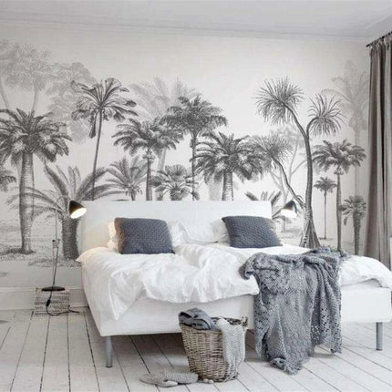 Tranquil Tropical Oasis 3D Wall Mural - Custom Sizes Available - Très Elite- Très Elite