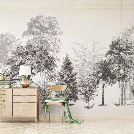 Tranquil Tropical Oasis 3D Wall Mural - Custom Sizes Available - Très Elite- Très Elite