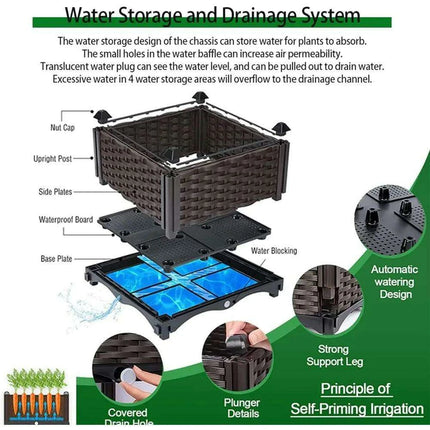 Transform Your Outdoor Space with Versatile Raised Garden Planters..