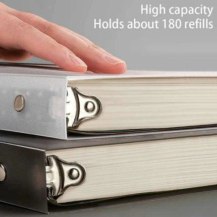 Transparent Loose Leaf Journal Binder for Seamless Organization - Très Elite