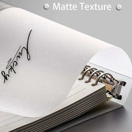 Transparent Loose Leaf Journal Binder for Seamless Organization - Très Elite