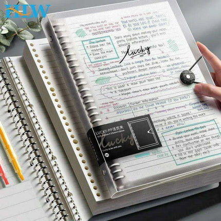 Transparent Loose Leaf Journal Binder for Seamless Organization - Très Elite