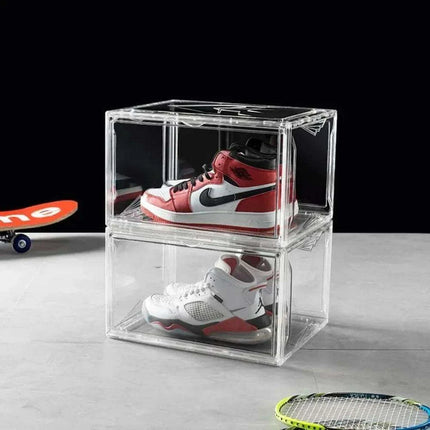 Transparent Sneaker Storage Boxes Set for Fashion Enthusiasts - Très Elite