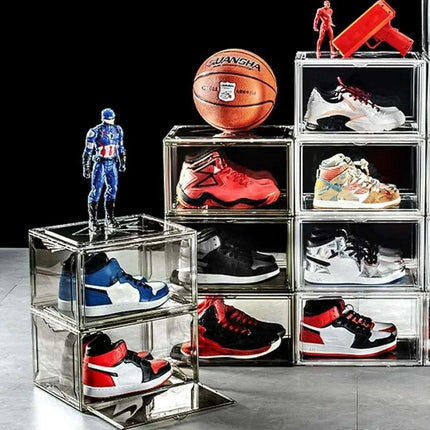 Transparent Sneaker Storage Boxes Set for Fashion Enthusiasts - Très Elite