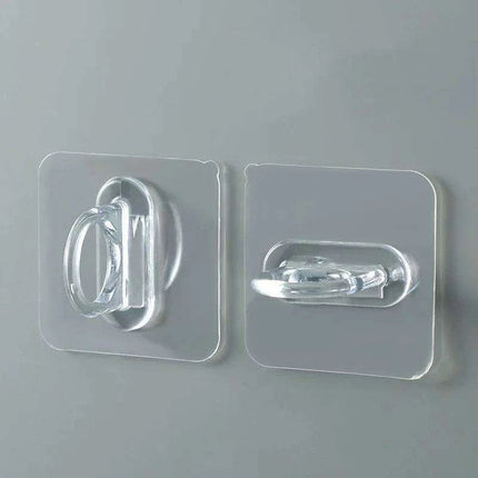 Transparent Suction Cup Hook Set for Effortless Wall Organization - Très Elite