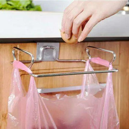 Trash Bag Storage Rack for Kitchen Cabinet Organization..