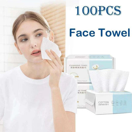 Travel-Friendly Eco-Conscious Facial Wipes - Soft Pearl Cotton Makeup Remover Cloths - Très Elite