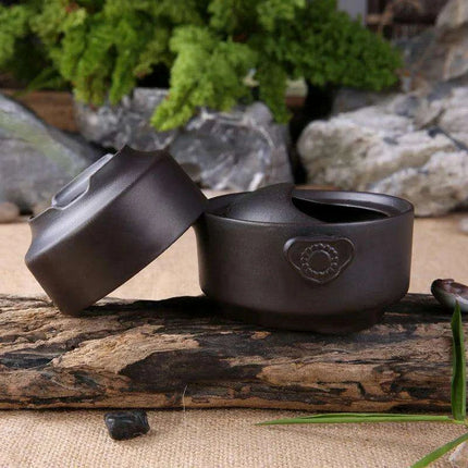 Travel-Ready Purple Clay Kung Fu Tea Set with Teapot and Cup for Brewing Anywhere - Très Elite