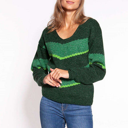 Trendy Chevron Knit Jumper - Très Elite