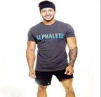 Trendy Graphic Print Muscle Tees for Men - Slim Fit Cotton Workout and Casual Shirts - Très Elite