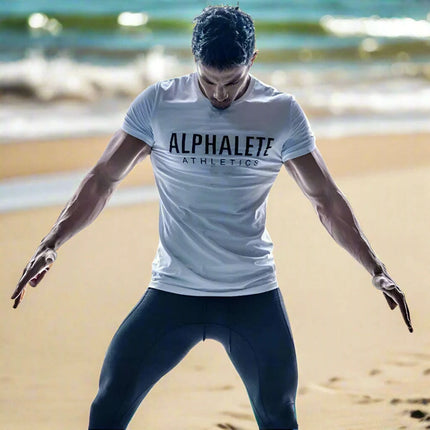 Trendy Graphic Print Muscle Tees for Men - Slim Fit Cotton Workout and Casual Shirts - Très Elite