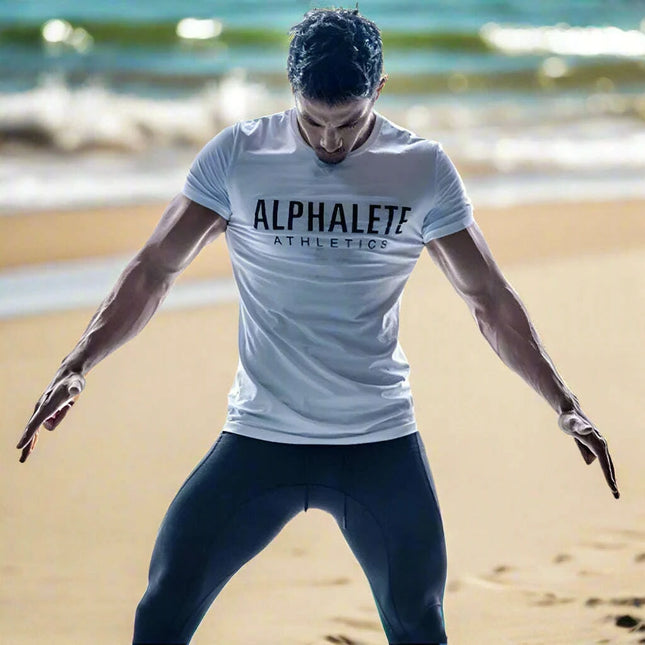 Trendy Graphic Print Muscle Tees for Men - Slim Fit Cotton Workout and Casual Shirts