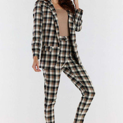 Trendy Handcrafted Checkered Urban Jacket