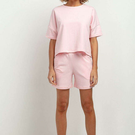 Trendy High-Waisted Summer Shorts with Pockets - Très Elite