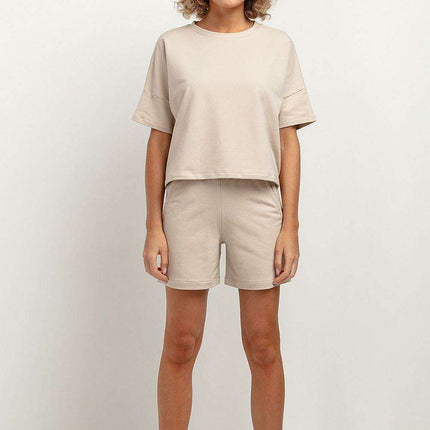 Trendy High-Waisted Summer Shorts with Pockets - Très Elite