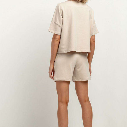 Trendy High-Waisted Summer Shorts with Pockets - Très Elite