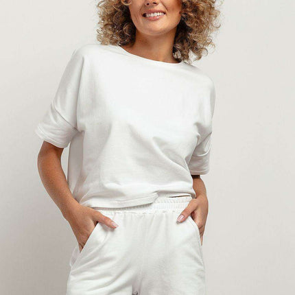 Trendy High-Waisted Summer Shorts with Pockets - Très Elite