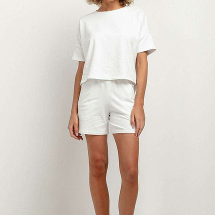Trendy High-Waisted Summer Shorts with Pockets - Très Elite