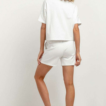 Trendy High-Waisted Summer Shorts with Pockets - Très Elite