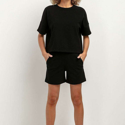 Trendy High-Waisted Summer Shorts with Pockets - Très Elite