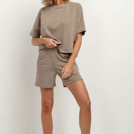 Trendy High-Waisted Summer Shorts with Pockets - Très Elite